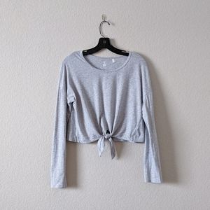 PacSun Tie-front Long Sleeve T-Shirt